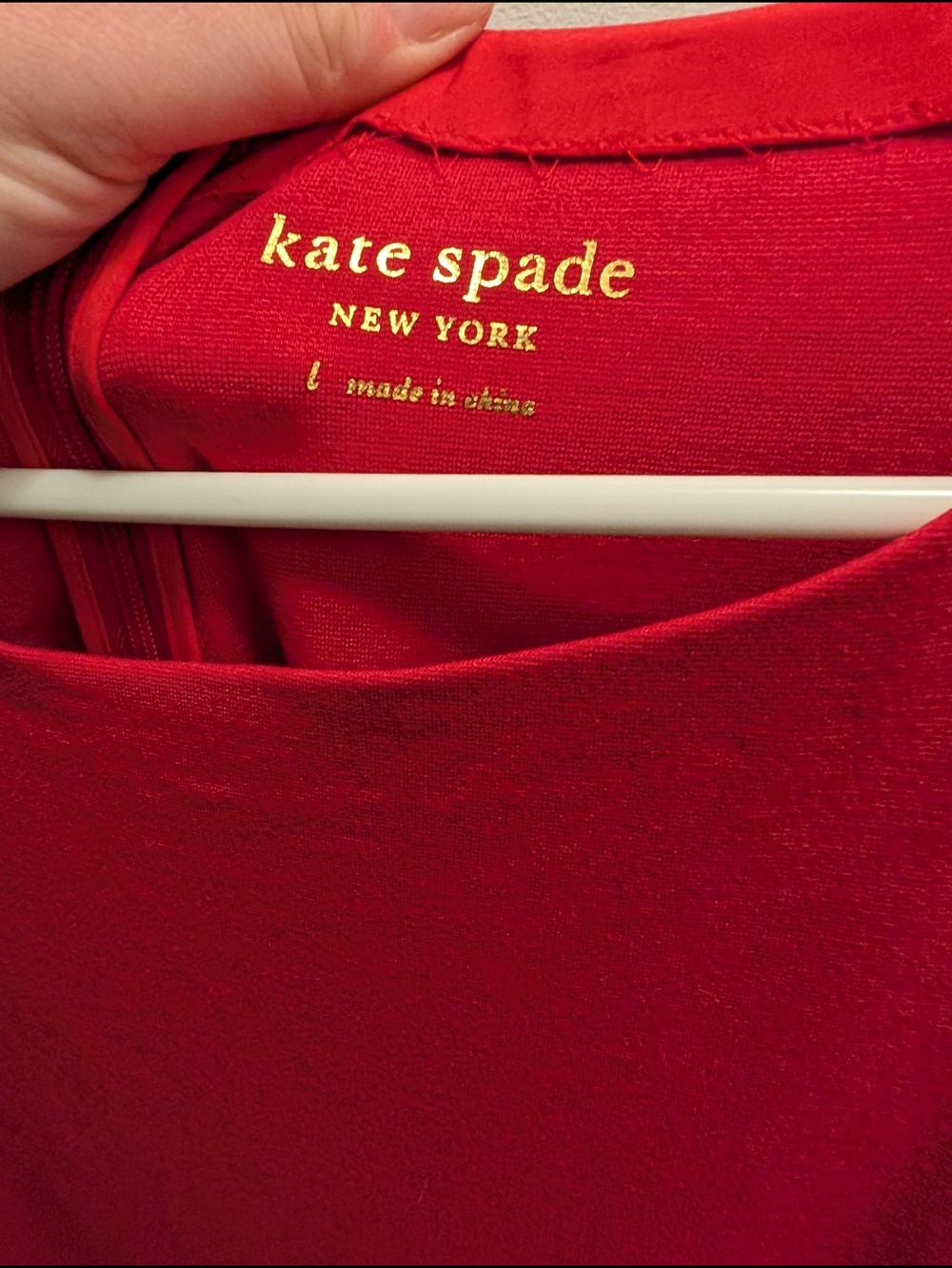 Kate Spade Women’s Red Fit-and-Flare Skater Dress - Picture 6 of 9